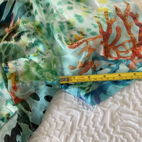 Agua Bendita Silk Shorts NWT 6 - Picture 6 of 6